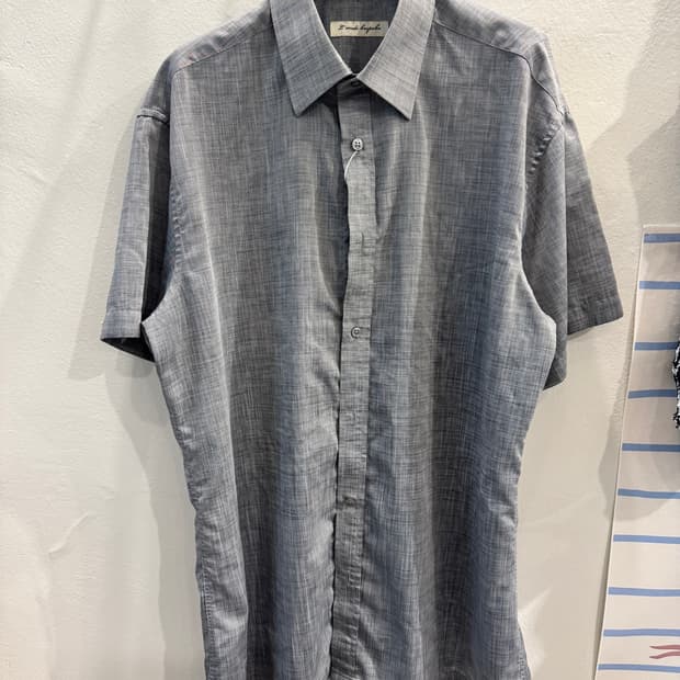 japan vintage 시어 반팔셔츠