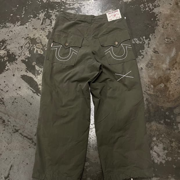 트루릴리젼 와이드 카고팬츠 M