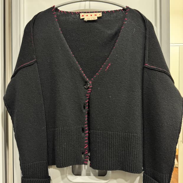 마르니 여성 울 니트 가디건