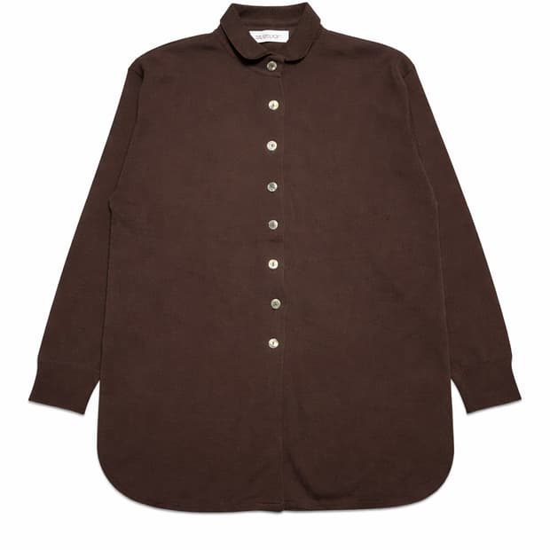 JPN 일본 빈티지 y2k 모리걸 루즈핏 브라운 버건디 니트 셔츠 가디건