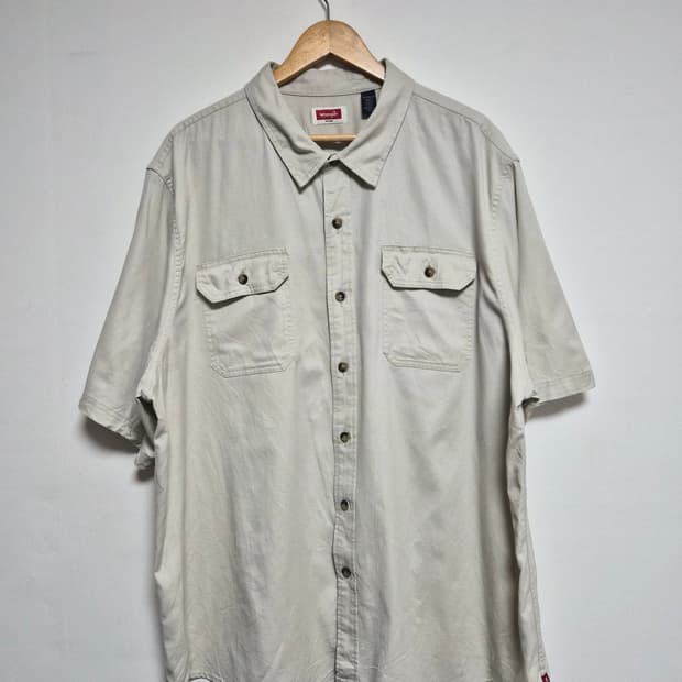 랭글러Wrangler 투포켓 워크 셔츠 2XL - S384