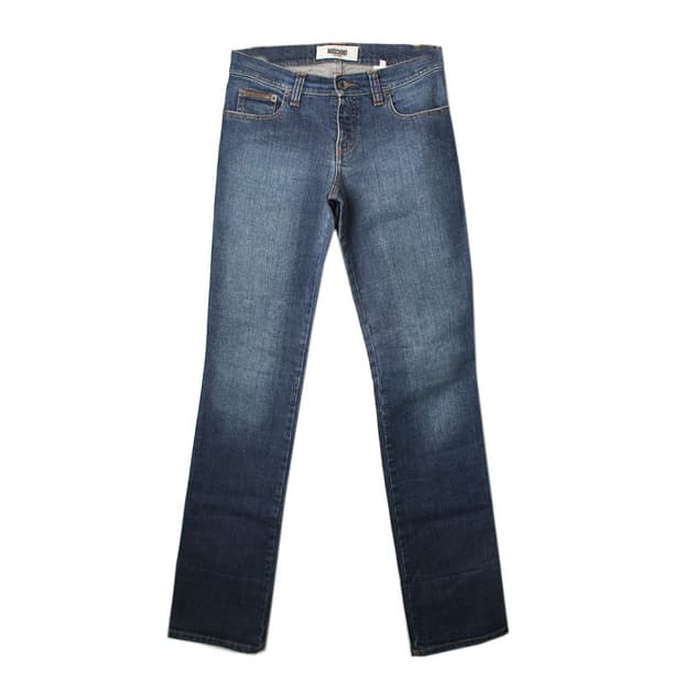 모스키노 비즈하트 워싱 데님 바지 (27)