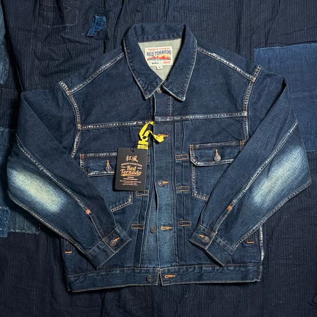 레드토네이도 VS101XX-0109 타입 2세대 셀비지 데님 자켓 M
