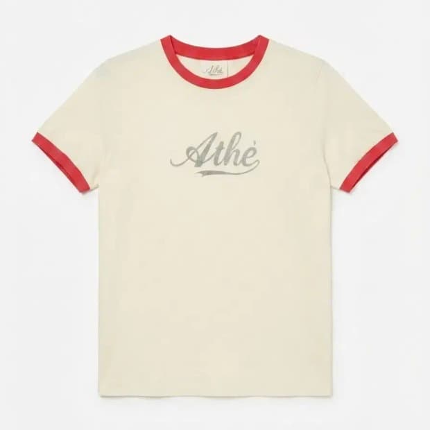 athe 반팔티 아이보리 M