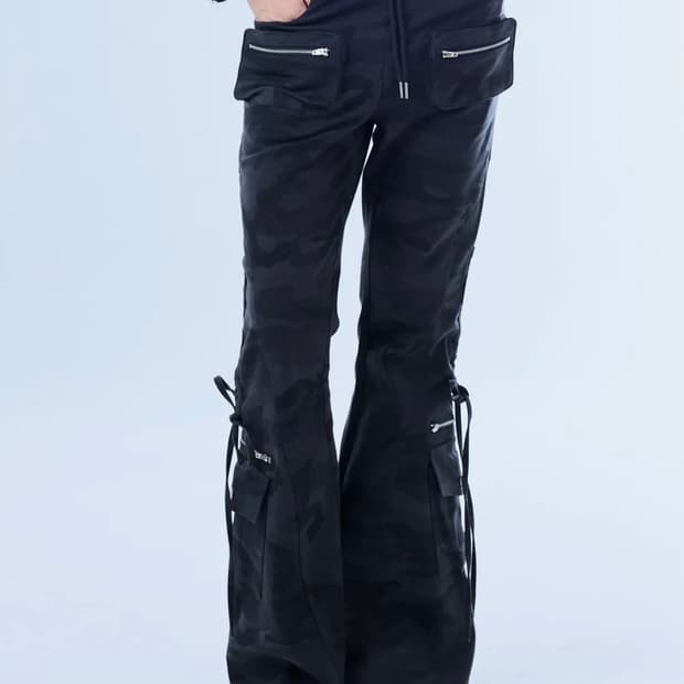 러브이즈트루 부츠컷 카고 팬츠 s