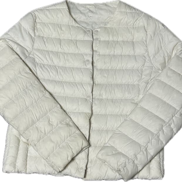 탑텐 경량패딩 화이트