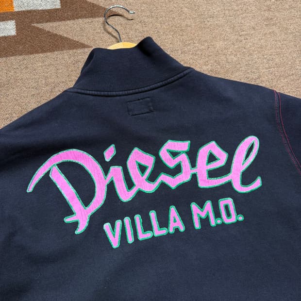 Diesel 디젤 VILLA M.O. 프린팅 스웻 집업 M 100