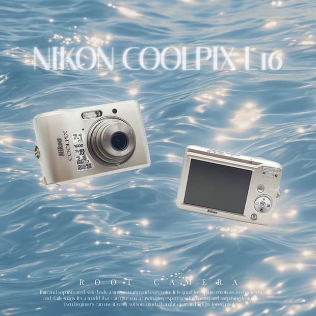 작례⭕️ 니콘 쿨픽스 L16 메탈릭 실버⌚ 빈티지 디카 디지털카메라