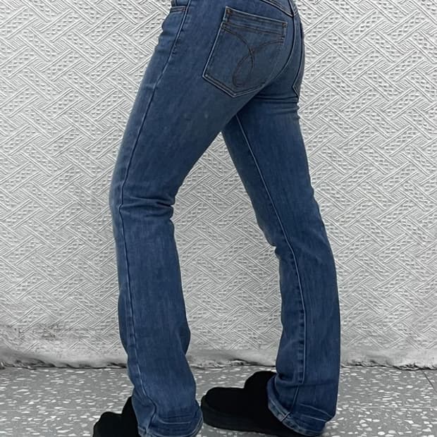 캘빈클라인 빈티지 세미부츠컷 워싱 데님팬츠 29인치 C07315