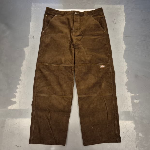 디키즈 코듀로이 더블니 팬츠