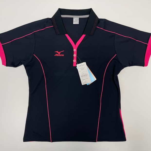 미즈노 00s 올드 재팬 여성 빈티지 반팔 카라 티셔츠 Mizuno