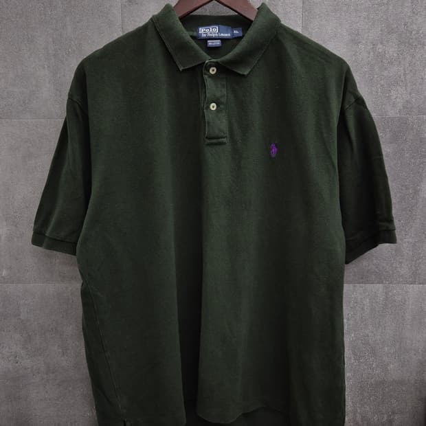 Polo by Ralph Lauren / 다크그린 피케 폴로셔츠 XL