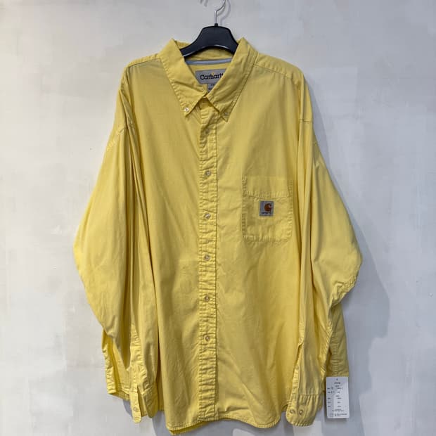 칼하트 옐로우 긴팔셔츠