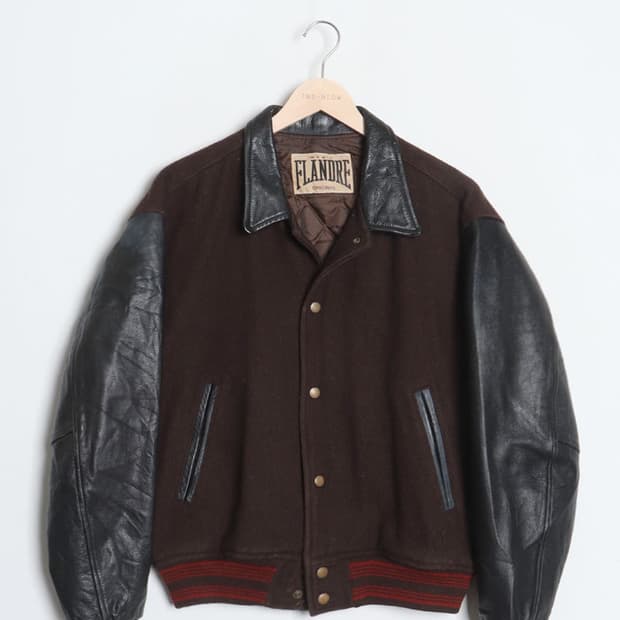 90's MEN'S FLANDRE Varsity Jacket