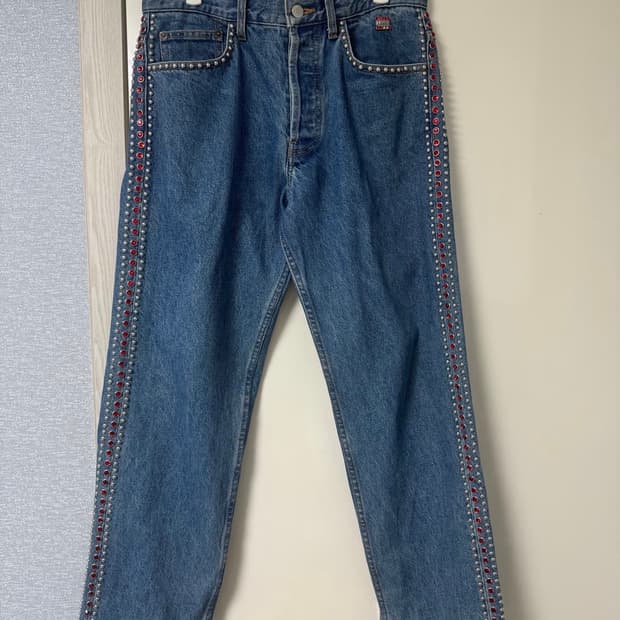 슈프림 비비사이먼 데님 팬츠 30