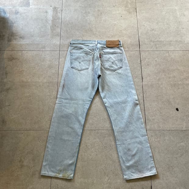 리바이스501 연청 데님 팬츠
