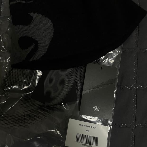 (택포)산산기어 로고 비니 블랙