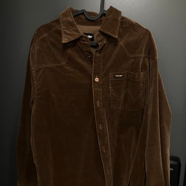 랭글러 코듀로이 셔츠 팔아요