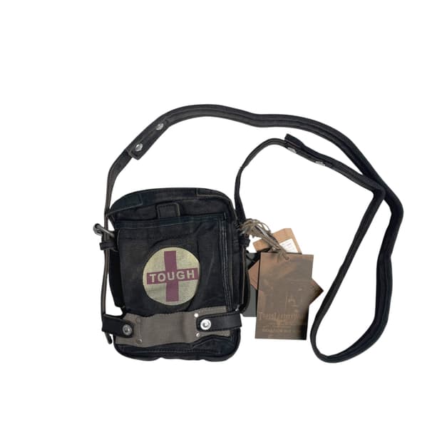 Tough jeansmith 십자가 페인트 미니백