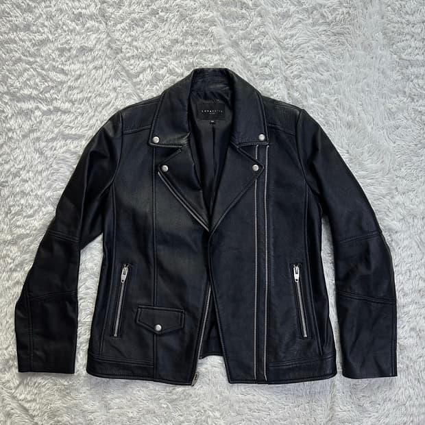 Luna Korrs 가죽 라이더 자켓 66