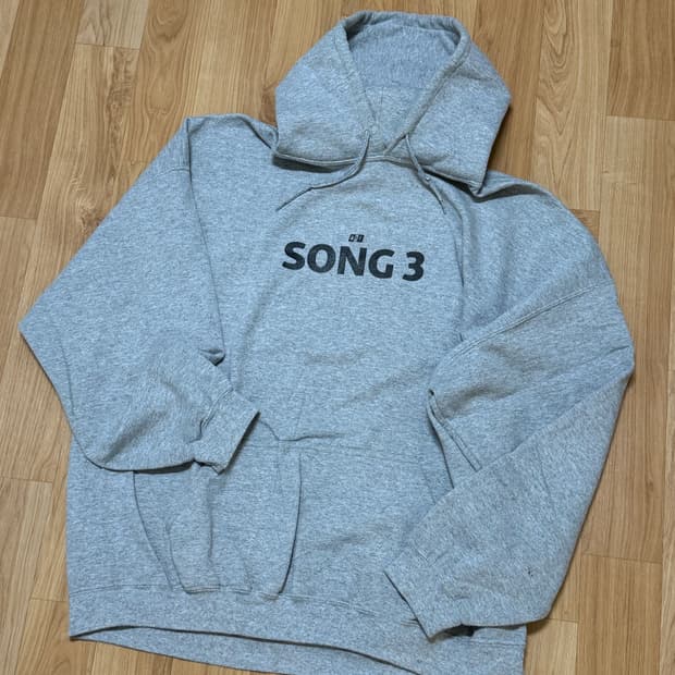AIE SONG 3 커트코베인 오버사이즈 후드티