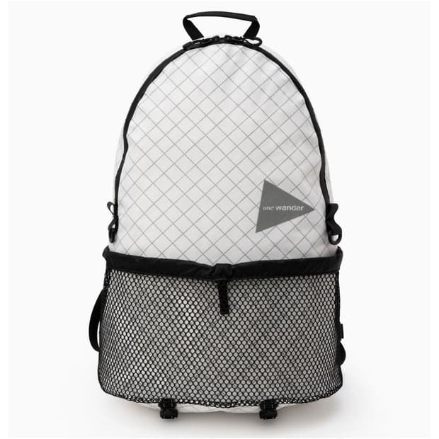 And wander 앤드원더 에코팩 백팩 20L 오프화이트