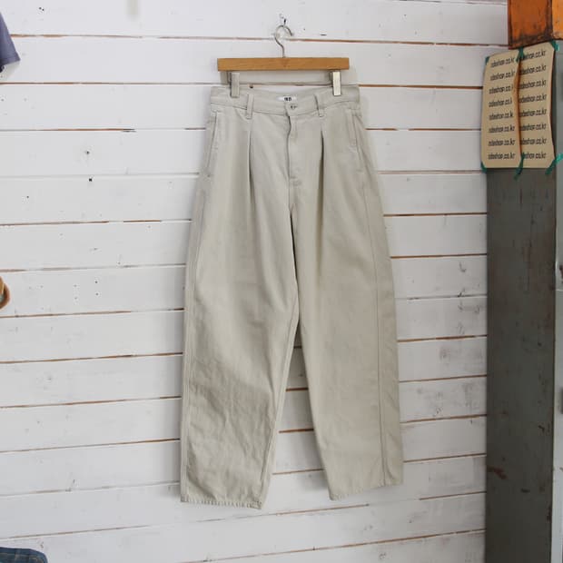 유니클로 U 와이드 코튼 진 (여성용 29)