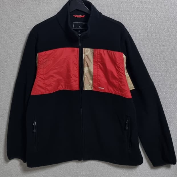 M (95) 스투시 블랙 플리스 후리스 집업