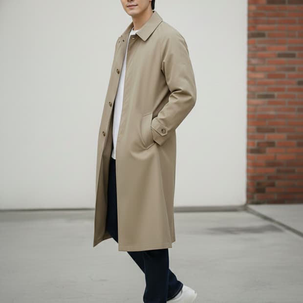 런던포그 메인코트 탈부착 라이너 트렌치 코트