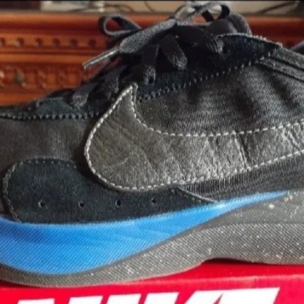 나이키 문레이서 블루 블랙 285