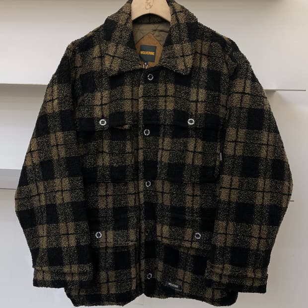 울버린 타탄 체크 자켓