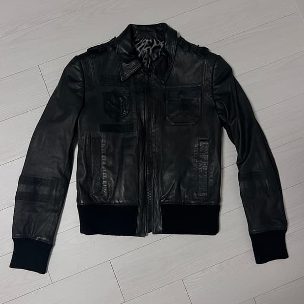 로엔 사슴가죽 레더자켓