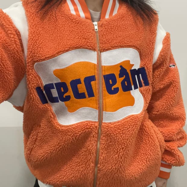 (레어)BBC 빌리네어보이즈 클럽 아이스크림 보아 바시티자켓