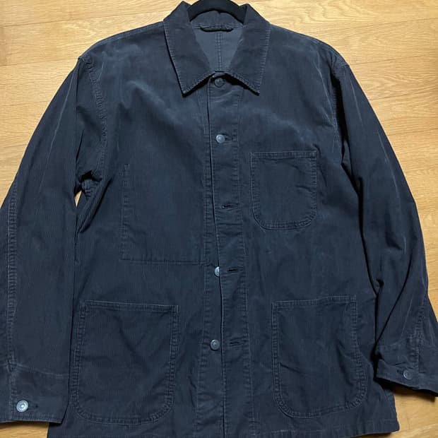 [L] 유니클로 코듀로이 자켓 다크 그레이