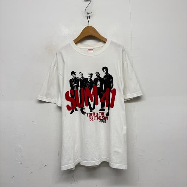 SUM 41 썸포원 투어 티셔츠