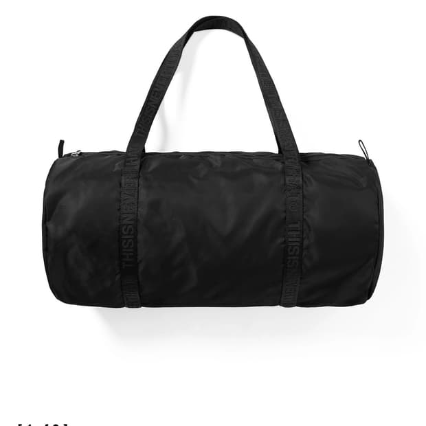 디스이즈네버댓) Light Duffle Bag BK