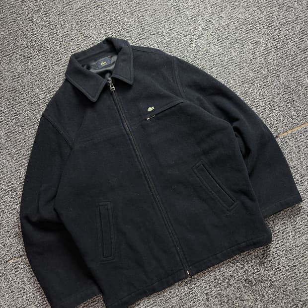 라코스테 올드스쿨 울 블루종 워크 자켓 2488