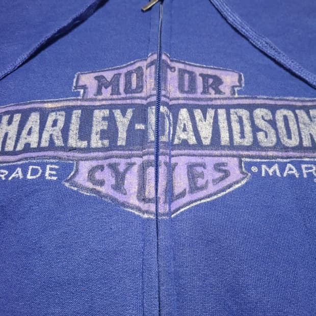 할리데이비슨 집업후드 탈론지퍼