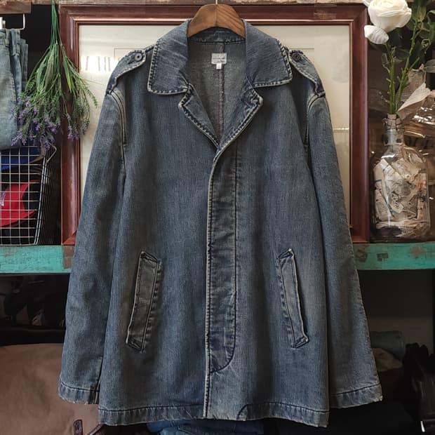 90s 켈빈 클라인 데님 워크자켓 이탈리안 데님 L