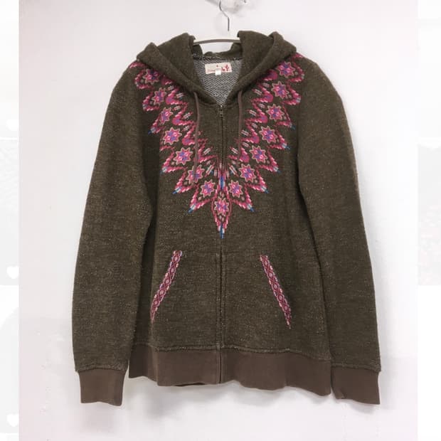 티티카카 에스닉 후드집업