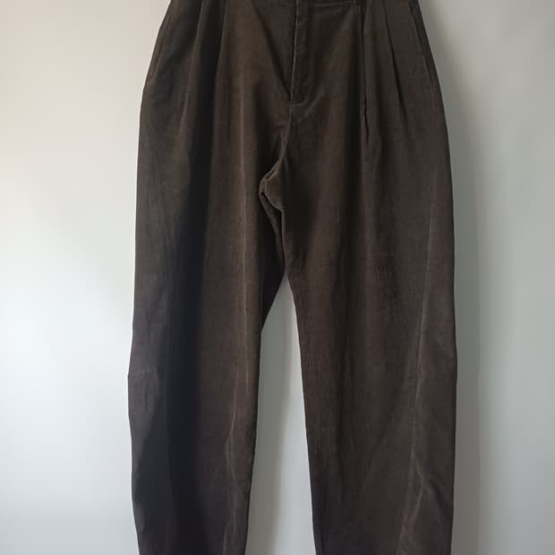 쿠어 코듀로이 패널드 라운딩 팬츠