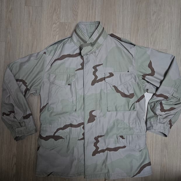 90s 오리지널 m65 필드자켓 사막삼색/데저트카모 M-R