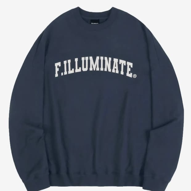 오버핏 아치 로고 스웨트 셔츠