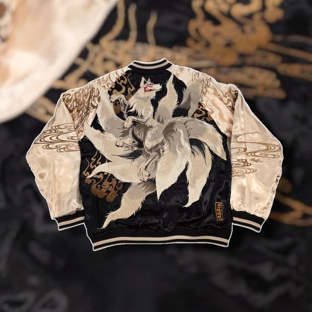 카라쿠리 타마시 리버시블 스카쟌