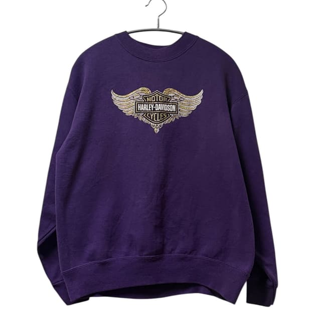 할리데이비슨xHanes 스웻셔츠 m