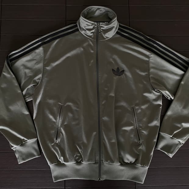 (L) 아디다스 파이어버드 져지 트랙탑 카키