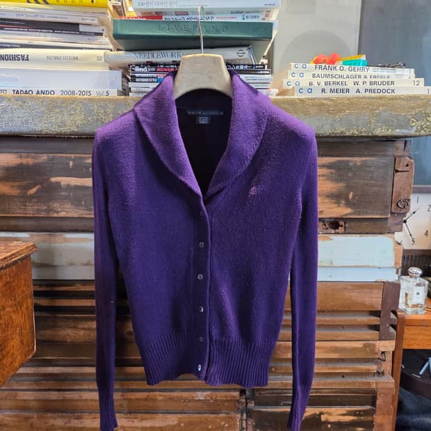 폴로랄프로렌 숄칼라 카디건