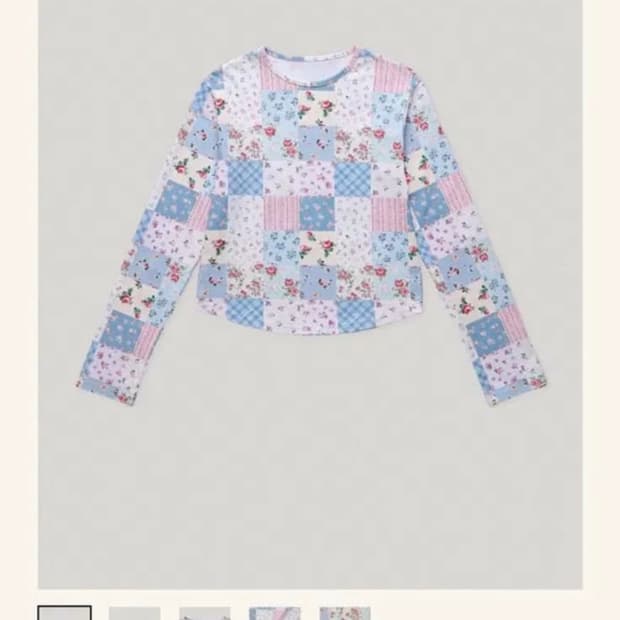 스무드무드 플로럴 패치워크 티셔츠