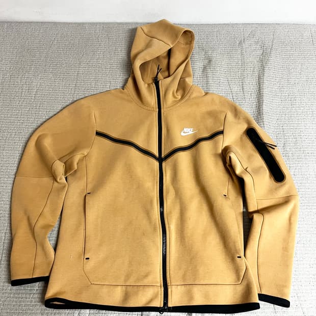 나이키 테크팩 후드집업 베이지 (L)