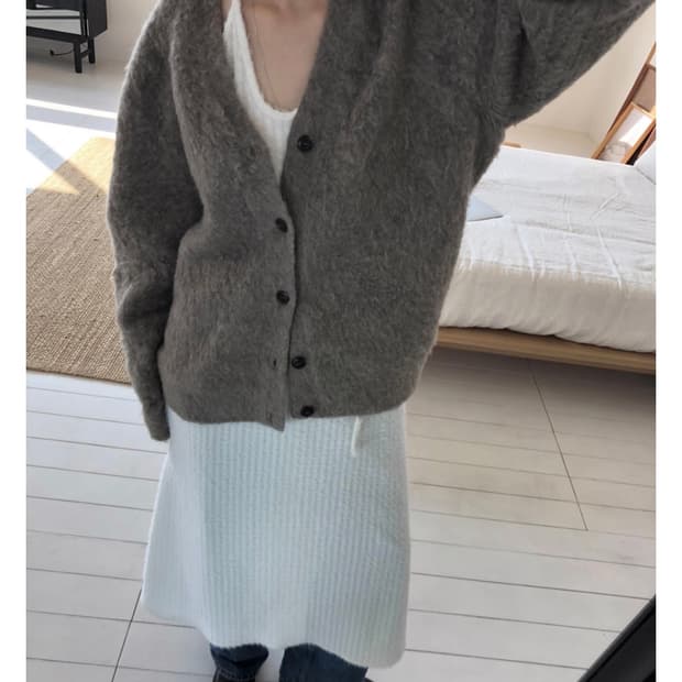 씨유순 Mug brush cardigan 가디건